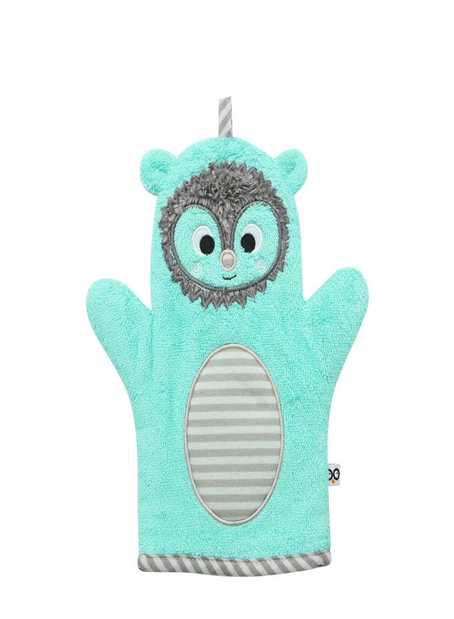 ZOOCCHINI Baby Bath Mitt - Ultra-Soft Washcloth Glove, 100% Cotton Snow Terry, Designed in The USA 1 Mitt/Pack (Beatrice The Bunny)